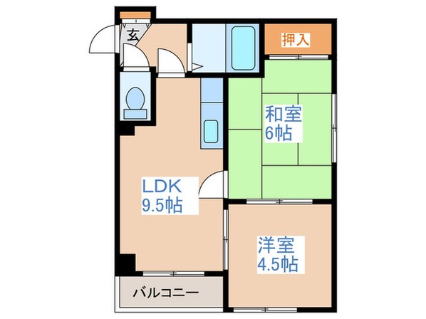 豊平コ－トの物件間取画像